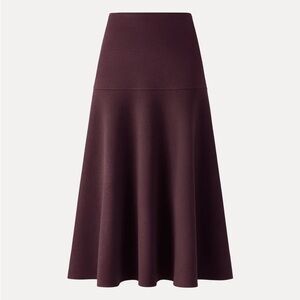 OGL FuzzLuxe Flared Maxi Skirt Ruby Red Size S